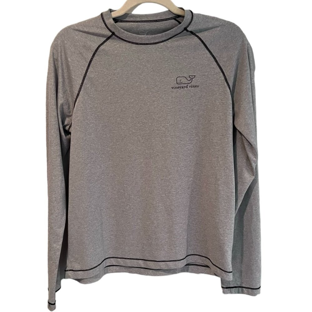 Boy's Vineyard Vines Logo Performance Long Sleeve Size‎ Extra Large